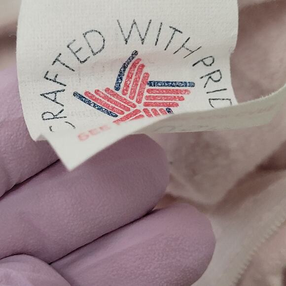 Vintage 80s Gym Shorts Womens M/L Pink USA - Picture 3 of 13